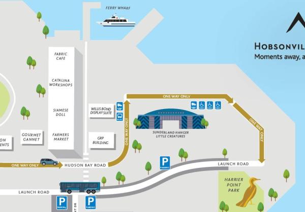 Catalina Bay traffic route update