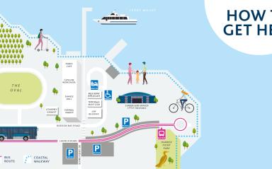 Bus stop changes at Catalina Bay
