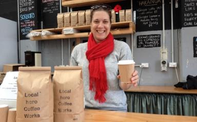 Hot Coffee Warms Up Cold Commuters