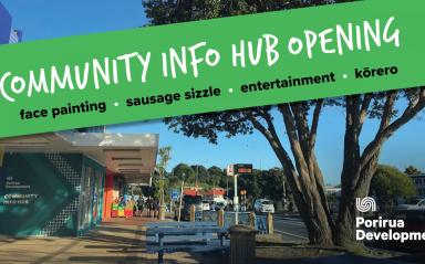 Community Info Hub opening