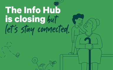 Info Hub closing its doors. 
