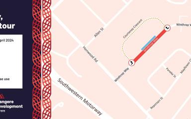 Winthrop Way Temporary Detour