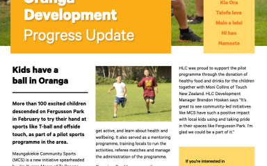 Oranga Development Progress Update - Winter 2019