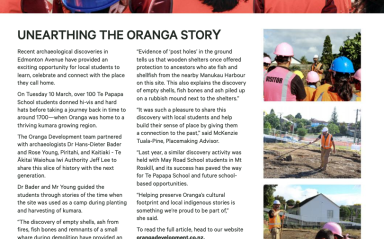 Oranga Development Progress Update Winter 2020