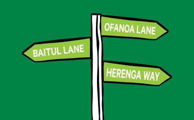 New street names honour people, place and connection