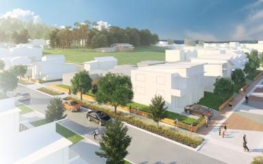 Streetscaping has started in Ōwairaka