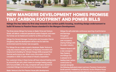 Mangere West Progress Update Spring 2021
