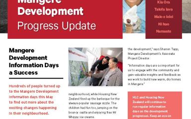 Mangere Development Progress Update - Winter 2019