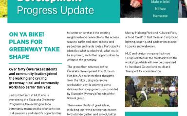 Owairaka Development Progress Update Winter 2019