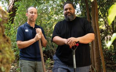 The Tuna eels welcome return to Awataha stream.